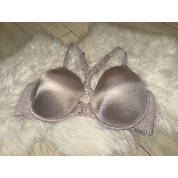 Maidenform 07112 One Fab Fit Extra Coverage Racerback Bra Front Close 38D Purple - Picture 1 of 6